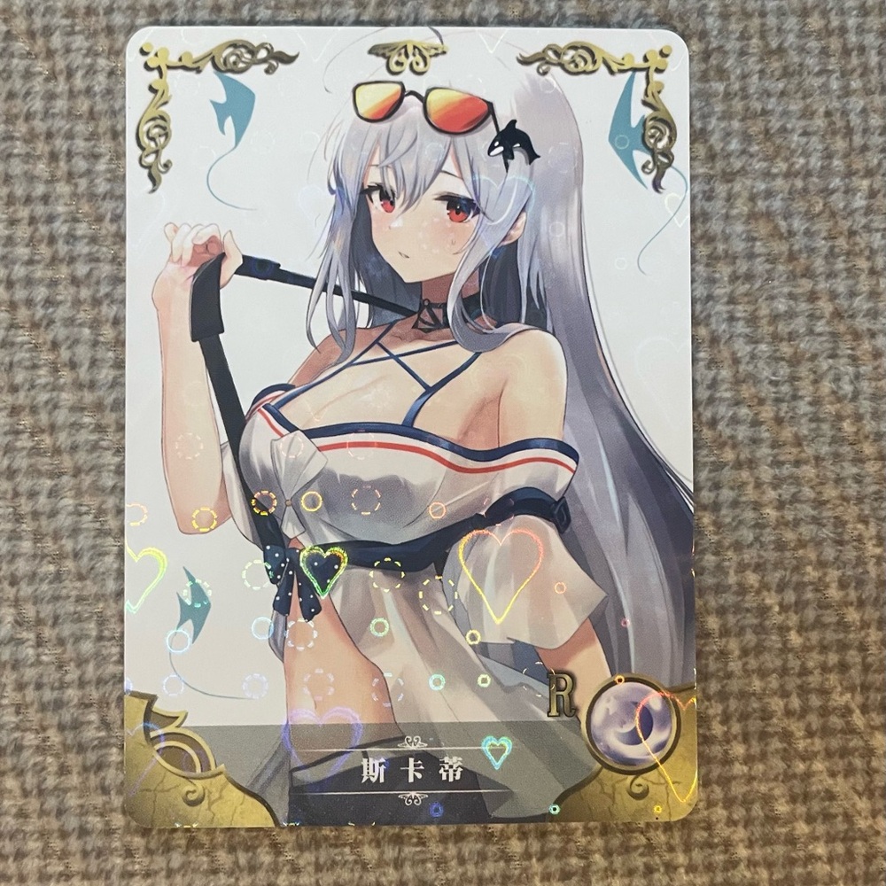 Anime Character Holographic Card